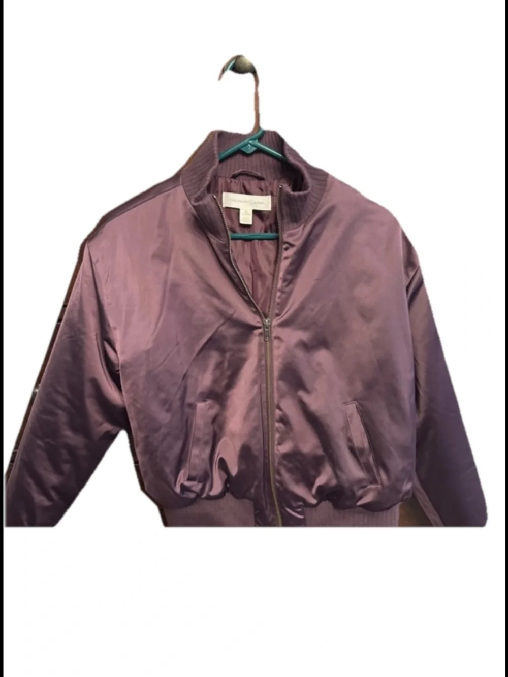 Oversized Satin Bomber Jacket – Kids XL (Fits Adult Small)